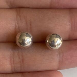 Sterling Silver Ball Earrings 1